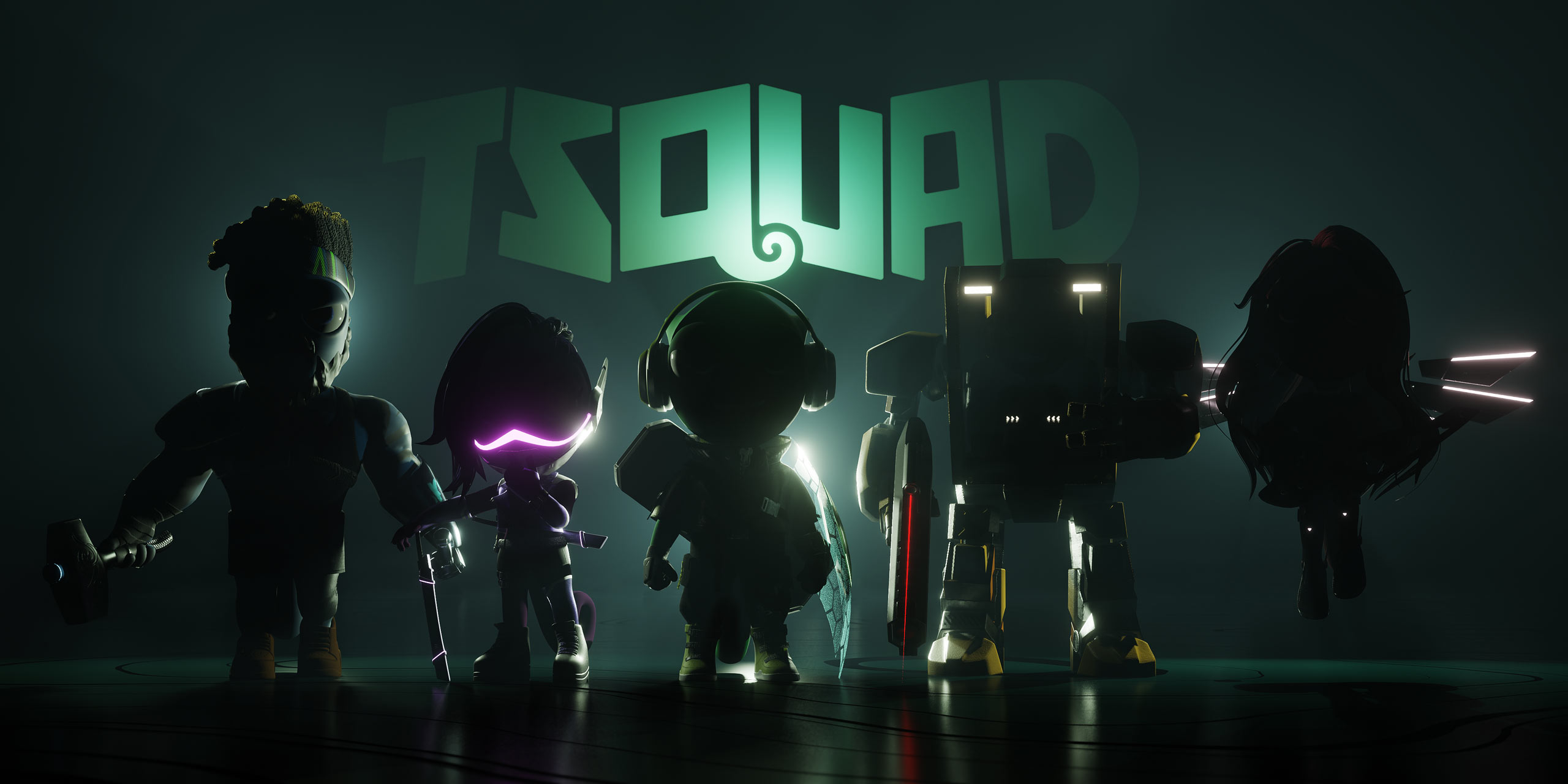 Trovo T-Squad Characters in Darkness